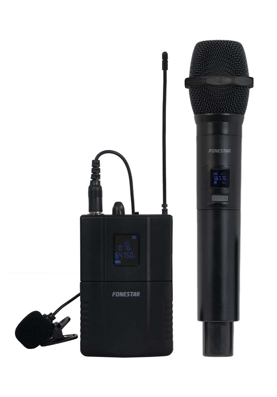 FONESTAR SONAIR-2MP-Dual-Handmikrofon